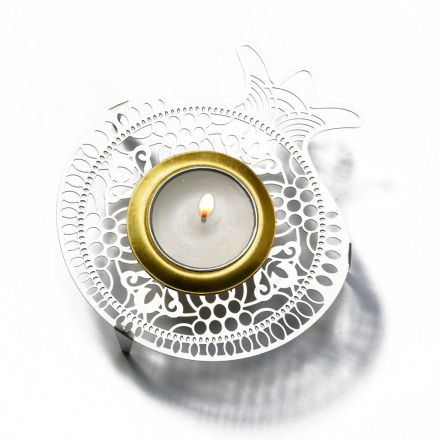  מתנה ישראלית, פמוט בודד נירוסטה גדול