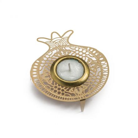  מתנה ישראלית, פמוט בודד ציפוי זהב גדול