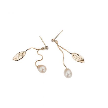 עגיל תלוי זהב 9K