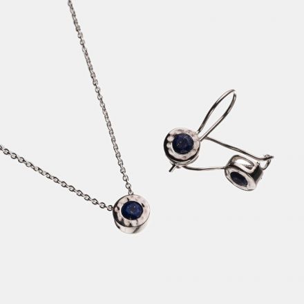 סט תכשיטי אבן לידה כסף 925