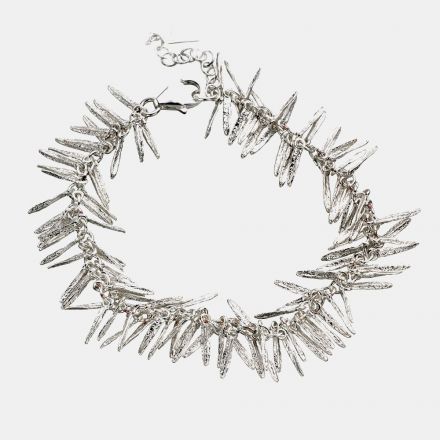 צמיד כסף עלעלי רוזמרין